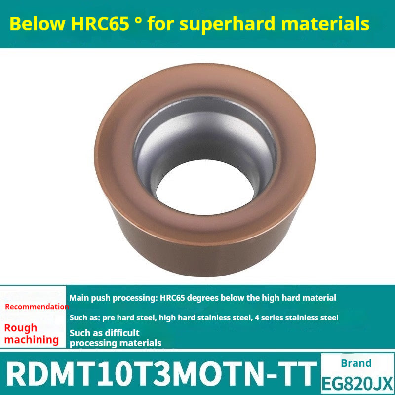 2036-CNC milling inserts, RPMW carbide R5 machining center, R4 milling machine, R6 milling inserts, RPMT round cutter cutters Shandong Denso Pricision Tools Co.,Ltd.